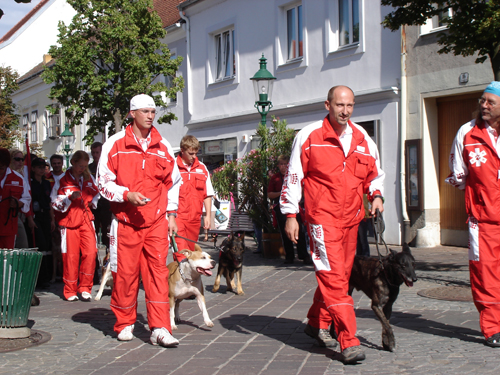 Die WM Teilnehmer der österreichischen Suchhundestaffel